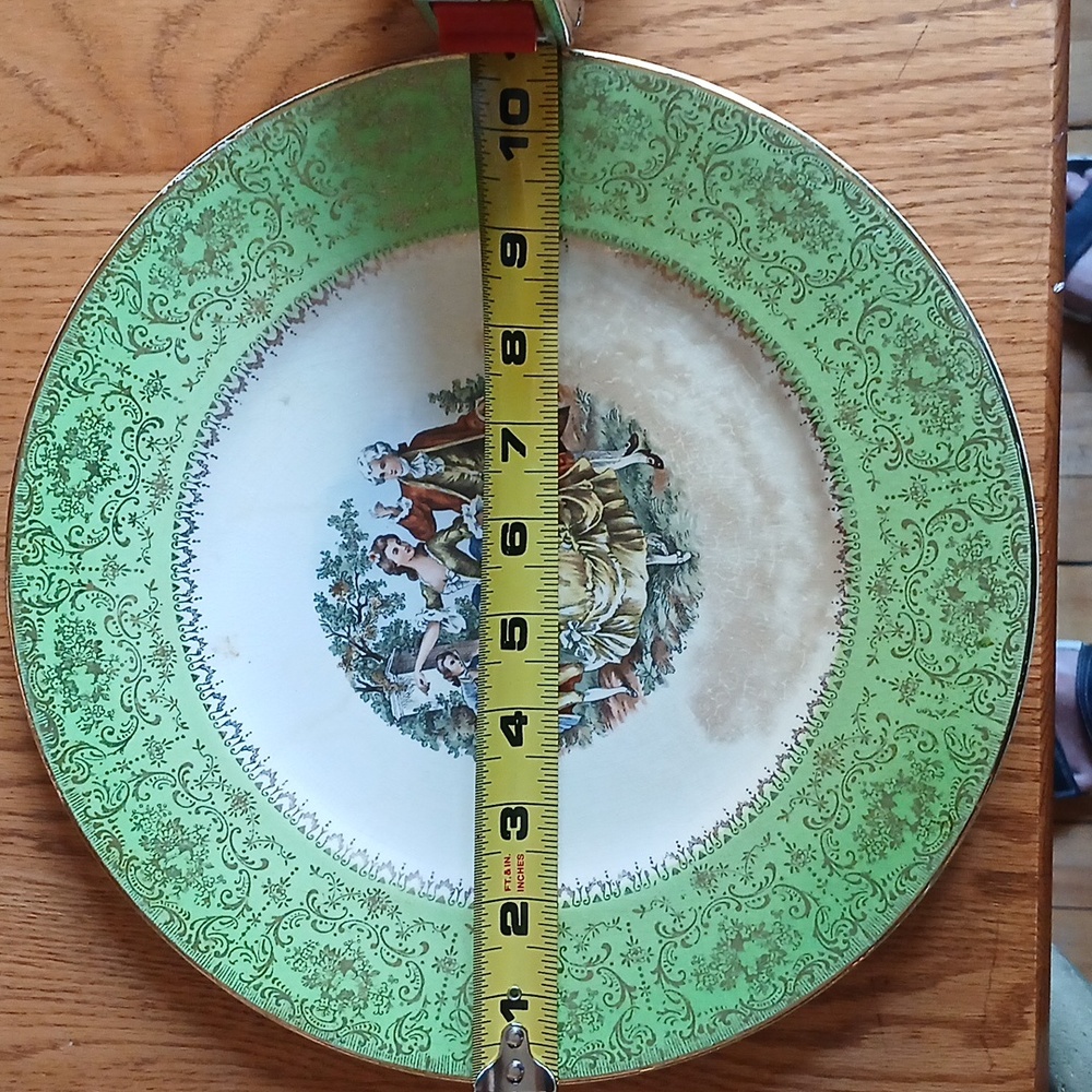 Vintage Imperial Salem China Company service Plate Warranted 23 Karat - Picture 6 of 6